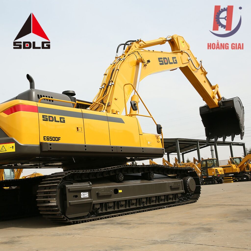 Máy Xúc Đào SDLG E6500F tại hoằng Giai