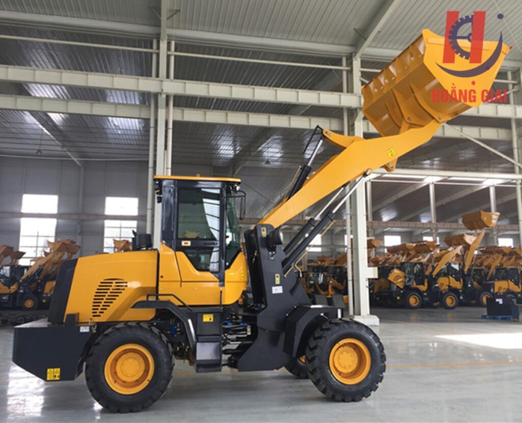 Máy xúc lật mini Hoằng Giai - Ưu điểm của máy xúc lật mini