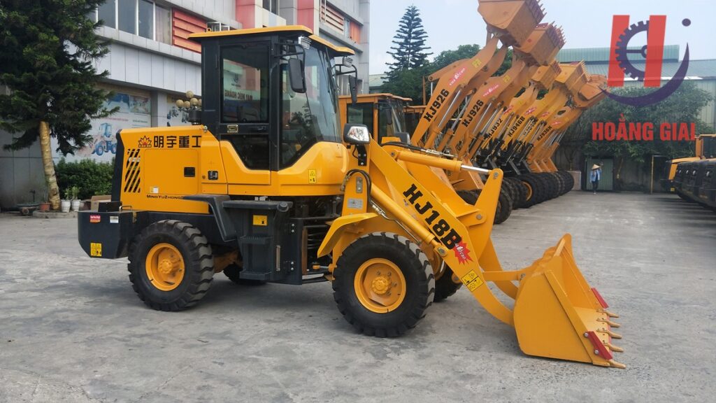 Máy xúc lật mini Hoằng Giai - Ưu điểm của máy xúc lật mini