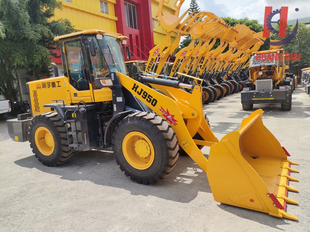 Máy xúc lật mini Hoằng Giai - Ưu điểm của máy xúc lật mini