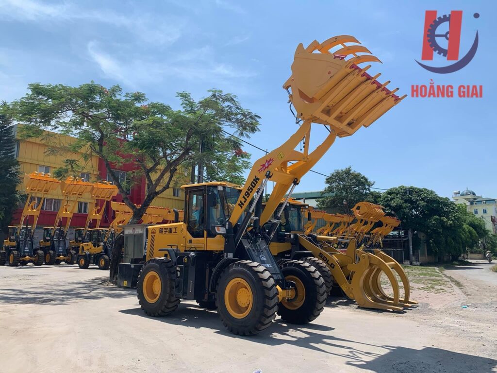 Máy xúc lật mini Hoằng Giai - Ưu điểm của máy xúc lật mini