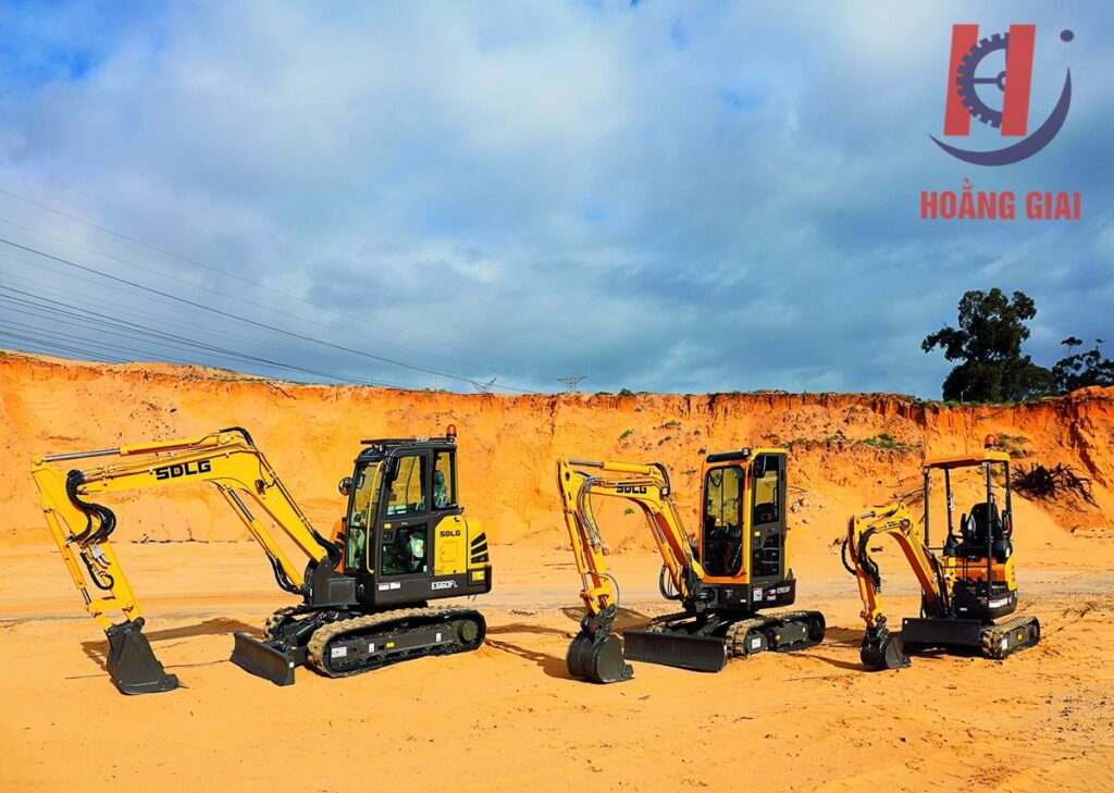 Máy xúc đào loại nhỏ