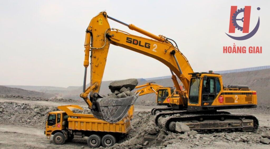 Ứng dụng của máy xúc đào trong khai thác