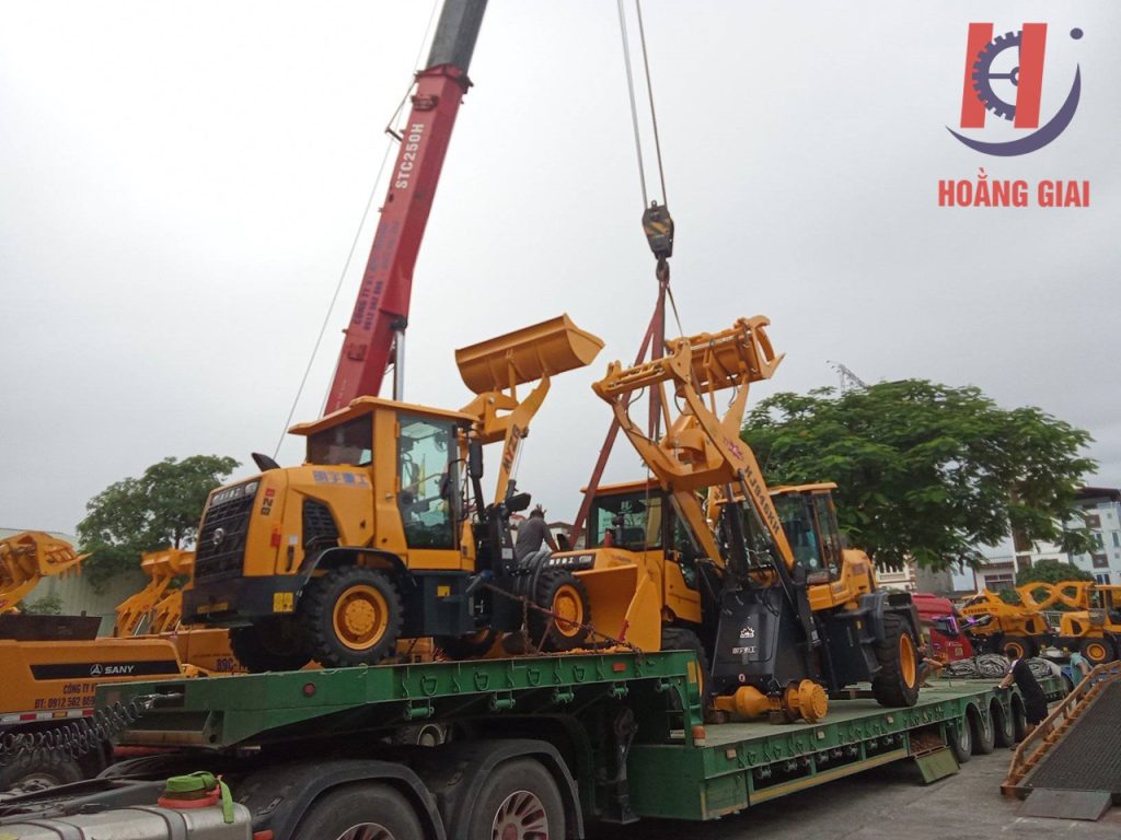Máy xúc mini Hoằng Giai