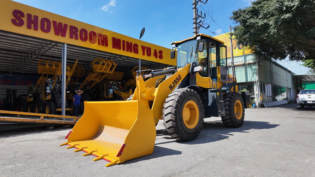 Máy xúc lật HJ950 - Ảnh 5