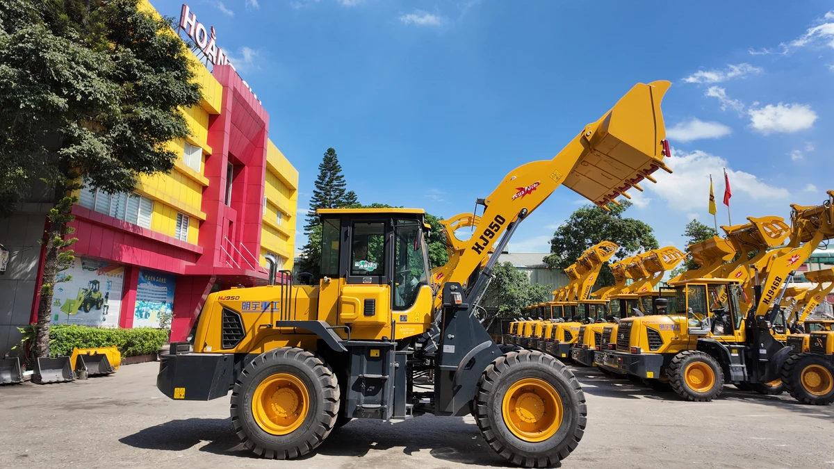 Máy xúc lật HJ950 - Ảnh 12