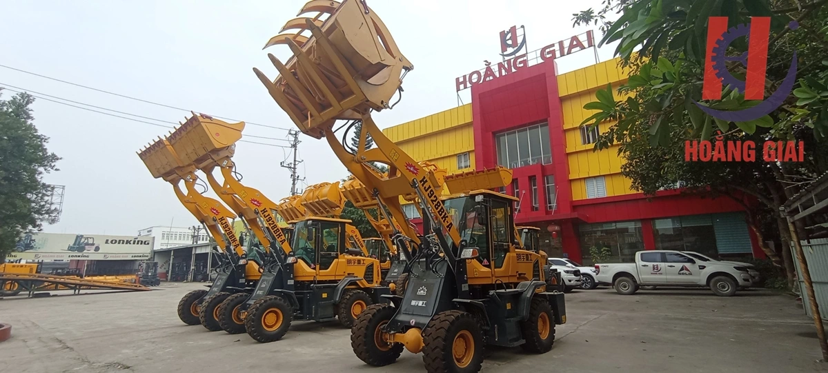 Alternative view of Máy xúc lật kẹp gỗ HJ928BK-A