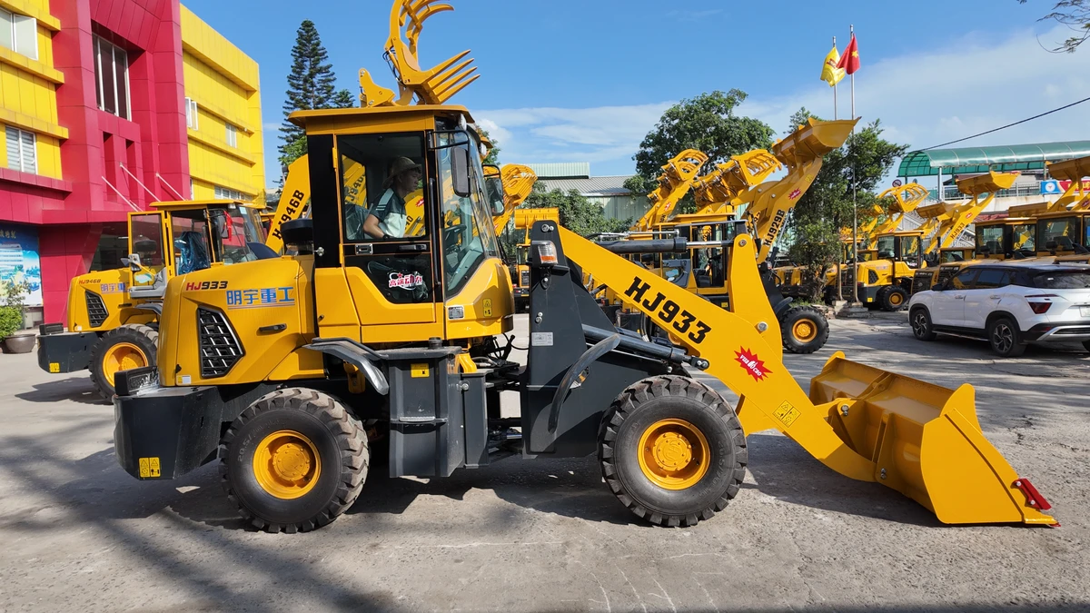 Máy xúc lật HJ933 - Ảnh 4
